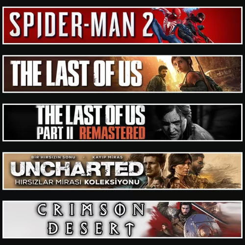  Spider 2 +TLOU1 +2 +UNC. +Crimson